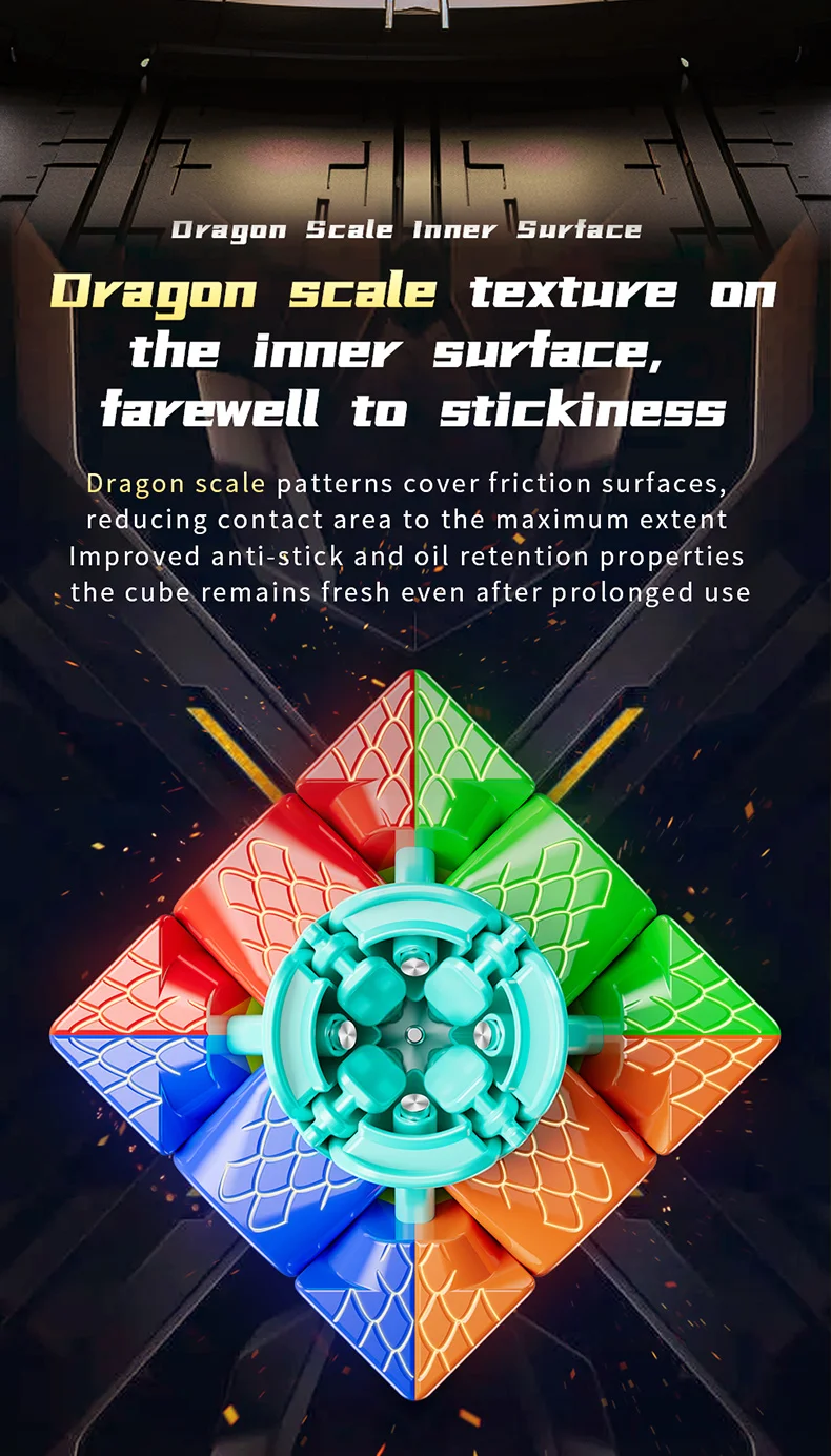 NEW 2023 MoYu RS3M V5 3X3 Magnetic Magic Speed Cube Stickerless Professional Fidget Toys RS3 M V5 Cubo Magico Puzzle