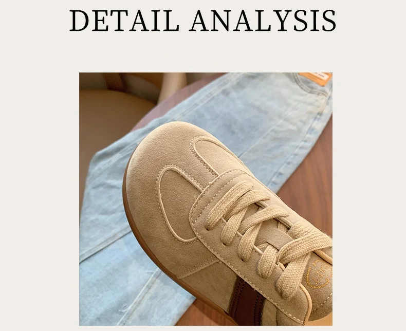 Autumn/Winter Fashion Trend Women's Casual Shoes College Style Wide Toe Soft Comfortable Flat Shoes Outdoor Casual Sports Shoes