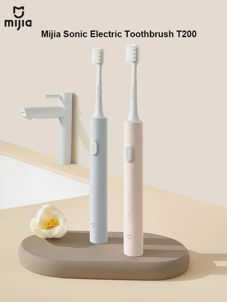 XIAOMI Mijia Sonic Electric Toothbrush T200 - Smart 2 Modes Effective Cleaning Rechargeable IPX7 Waterproof Teeth Brush Original