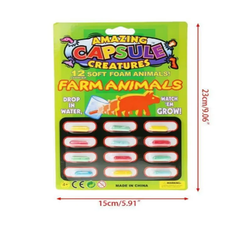 Bubble Swelling Capsules Bath Toy Absorbent Sponge That Grow Larger When Exposed To Water Small Animal Children's Cognitive Toys