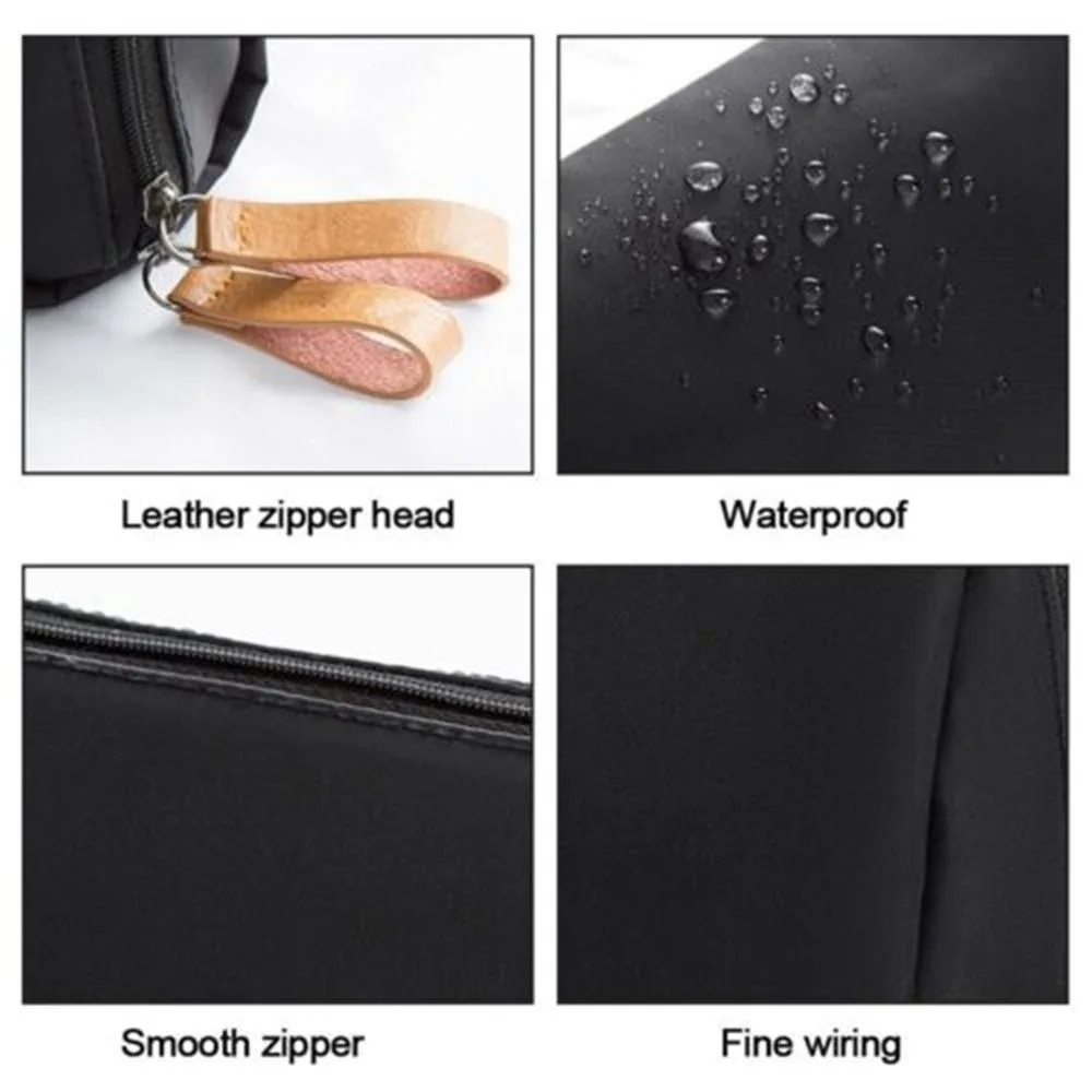 Solid Color Shell Bag Large Capacity Large Capacity Waterproof Dacron Handbag Portable Travel Storage Bag Home Furnishings