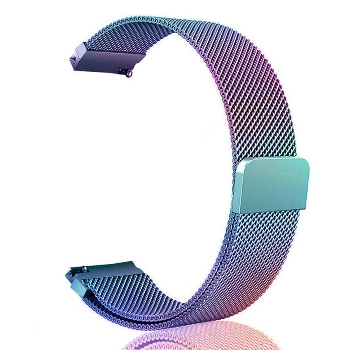 22mm 20mm Strap for Samsung Galaxy Watch 7/6/5/4 44mm/40mm Magnetic Loop Bracelet Galaxy Watch 4/6 Classic 47mm 46mm Metal Band