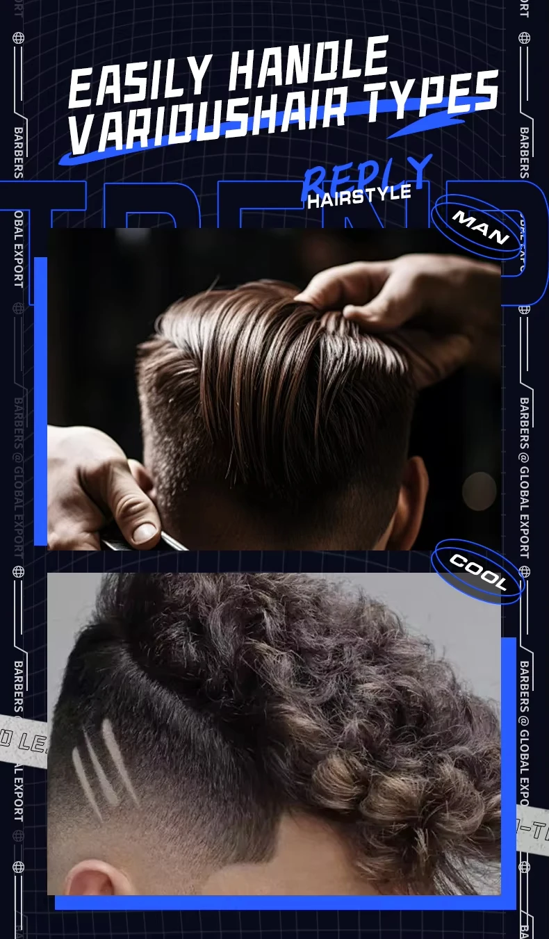 Kemei Trimmer KM-2797 Rechargeable Electric Hair Clippers Set LCD Shaver KM-1112 Dry And Wet Shaving Machine Cordless Kit