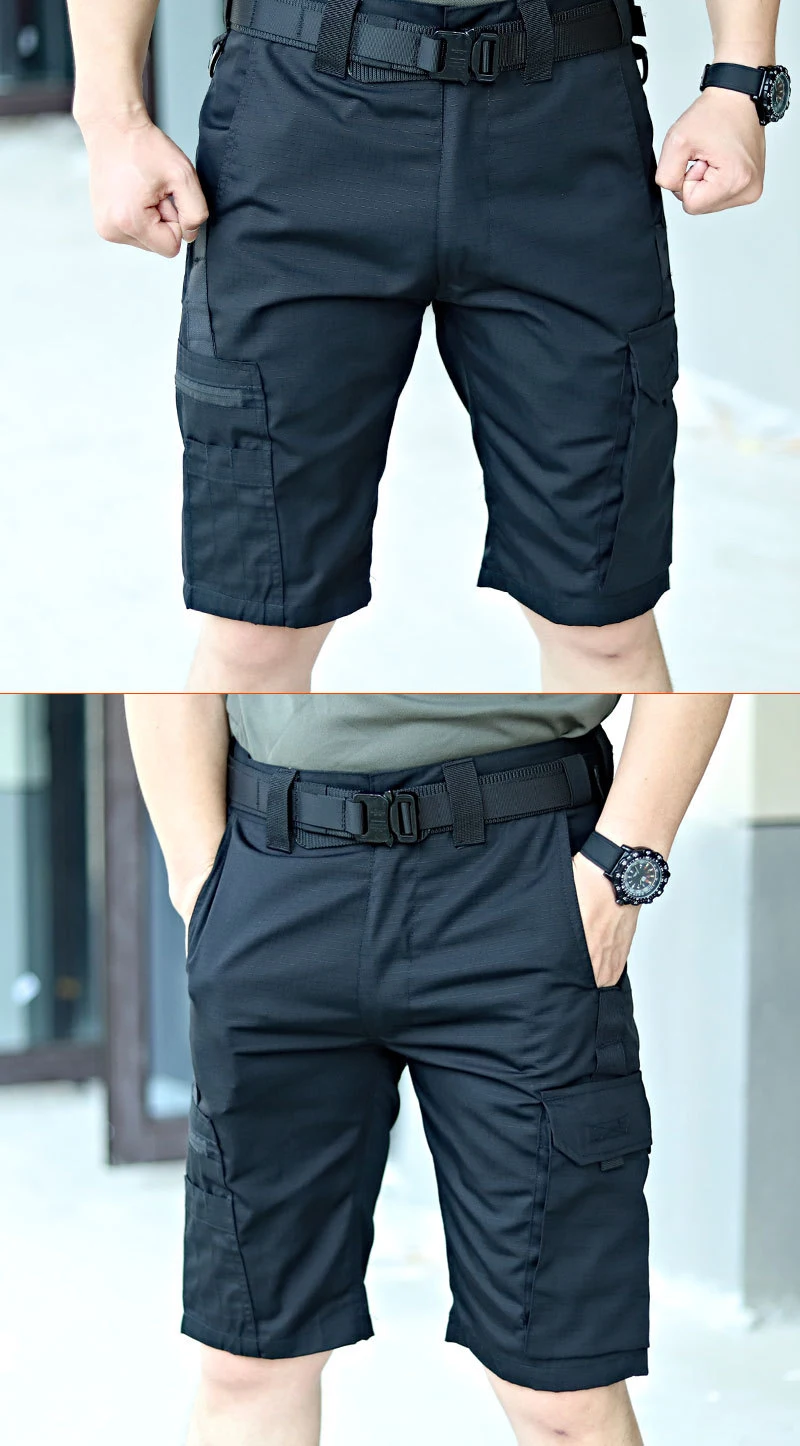 Tactical Camouflage Shorts Outdoor Work Pants Men's Multi-pocket Casual Cargo Short Pants Quick Dry Wear-resisting Shorts Male