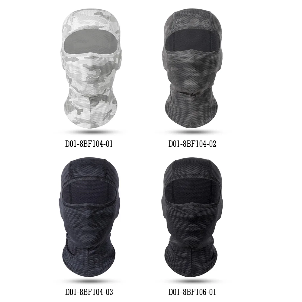 Motorcycle Balaclava Cooling Full Face Mask Summer Breathable Motorbike Riding Hood Neck Cover Motocross Cycling Helmet Headgear