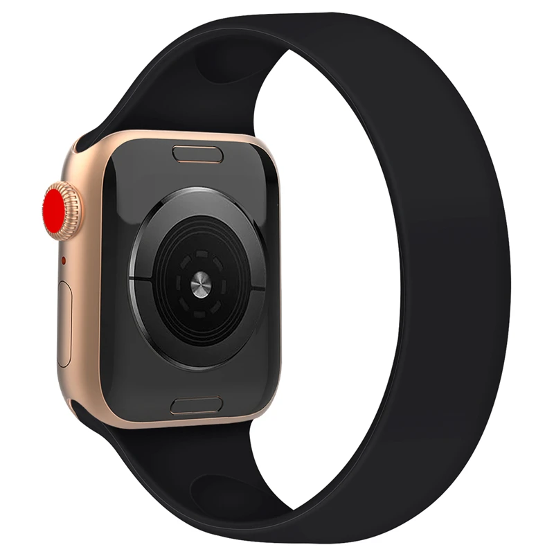 Solo Loop For Apple Watch Band 45mm 44mm 40mm 41mm 42mm 49mm 38 44mm correa bracelet iWatch series 12 11 9 8 7 SE 6 ultra 4 3