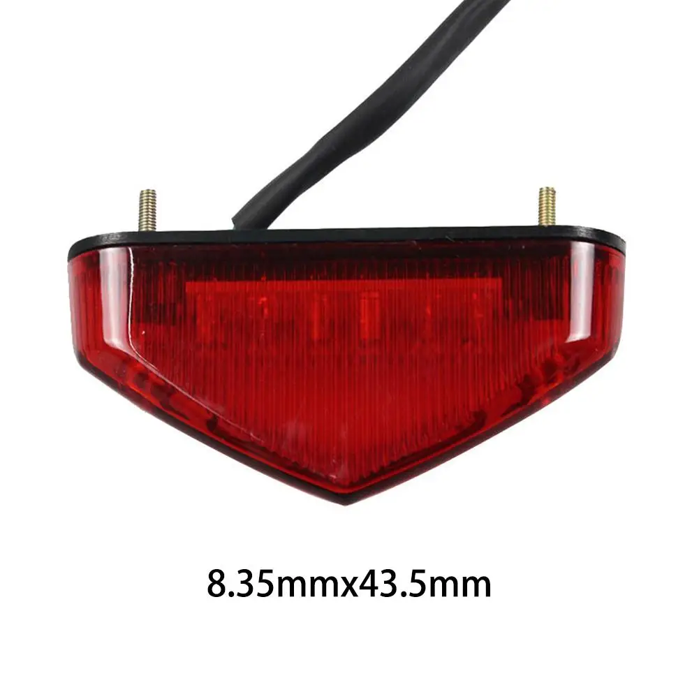 Universal 12V Motorcycle Tail Rear Light Lamp Taillight Motor Brake Stop Lights License Plate Light Parts Dropshipping