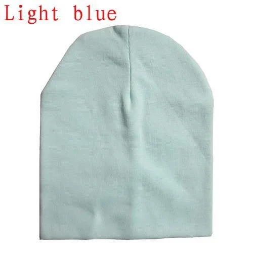 0-3 Years Old Solid Children Knitted Hat Newborn Baby Winter Cotton Warm Cap Spring Autumn Toddler Beanie Boy Girl Hats