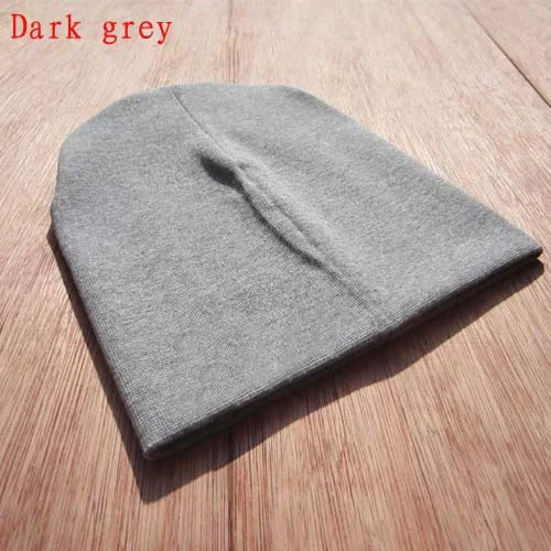0-3 Years Old Solid Children Knitted Hat Newborn Baby Winter Cotton Warm Cap Spring Autumn Toddler Beanie Boy Girl Hats