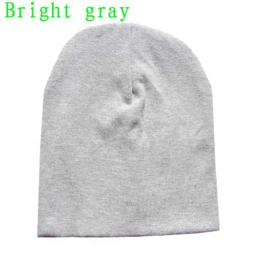 0-3 Years Old Solid Children Knitted Hat Newborn Baby Winter Cotton Warm Cap Spring Autumn Toddler Beanie Boy Girl Hats