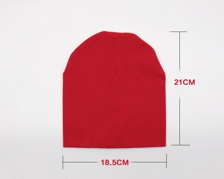 0-3 Years Old Solid Children Knitted Hat Newborn Baby Winter Cotton Warm Cap Spring Autumn Toddler Beanie Boy Girl Hats