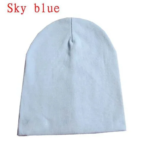 0-3 Years Old Solid Children Knitted Hat Newborn Baby Winter Cotton Warm Cap Spring Autumn Toddler Beanie Boy Girl Hats