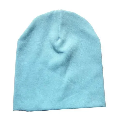 0-3 Years Old Solid Children Knitted Hat Newborn Baby Winter Cotton Warm Cap Spring Autumn Toddler Beanie Boy Girl Hats