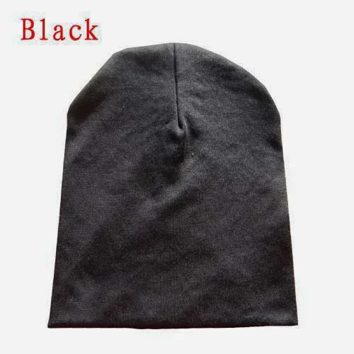 0-3 Years Old Solid Children Knitted Hat Newborn Baby Winter Cotton Warm Cap Spring Autumn Toddler Beanie Boy Girl Hats
