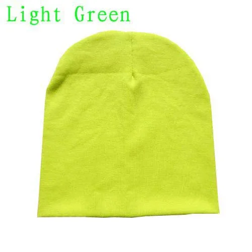 0-3 Years Old Solid Children Knitted Hat Newborn Baby Winter Cotton Warm Cap Spring Autumn Toddler Beanie Boy Girl Hats