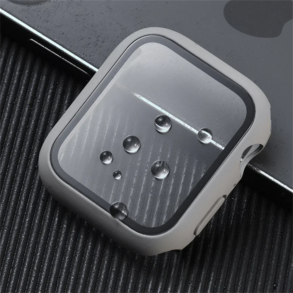 Watch strap+Case+glass For apple watch band 44mm 40mm 38/42mm Candy bracelet iwatch ultra2 49mm serie 9 8 7 6 5 4 3 Se 41mm/45mm