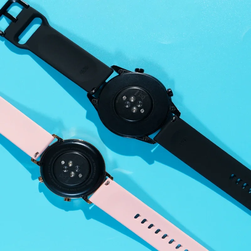 20mm/22mm Silicone band For Amazfit GTS/2/2e/3/4 GTS2 Mini/GTR 4/3/Pro/47mm/GTR2/2e/stratos/3 Bracelet Bip/U/S/lite Watch strap
