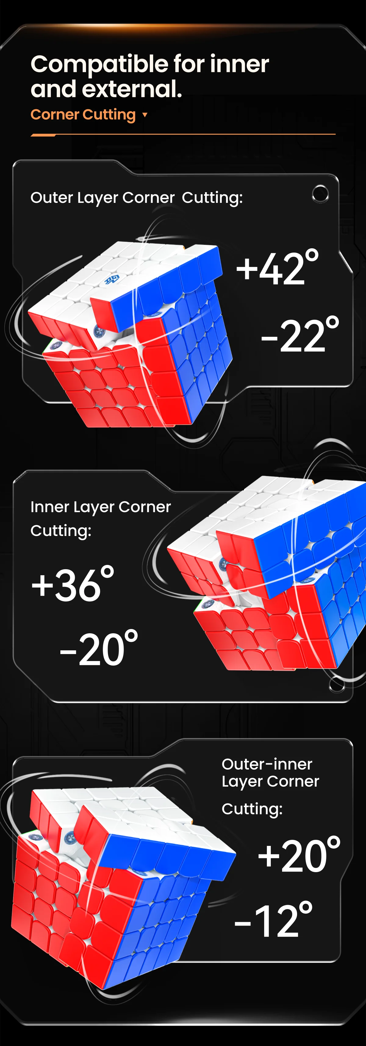 GAN 562 M 5X5 Magnetic Magic Speed Cube Stickerless Professional Fidget Toys GAN 562M Maglev UV Cubo Magico Puzzle