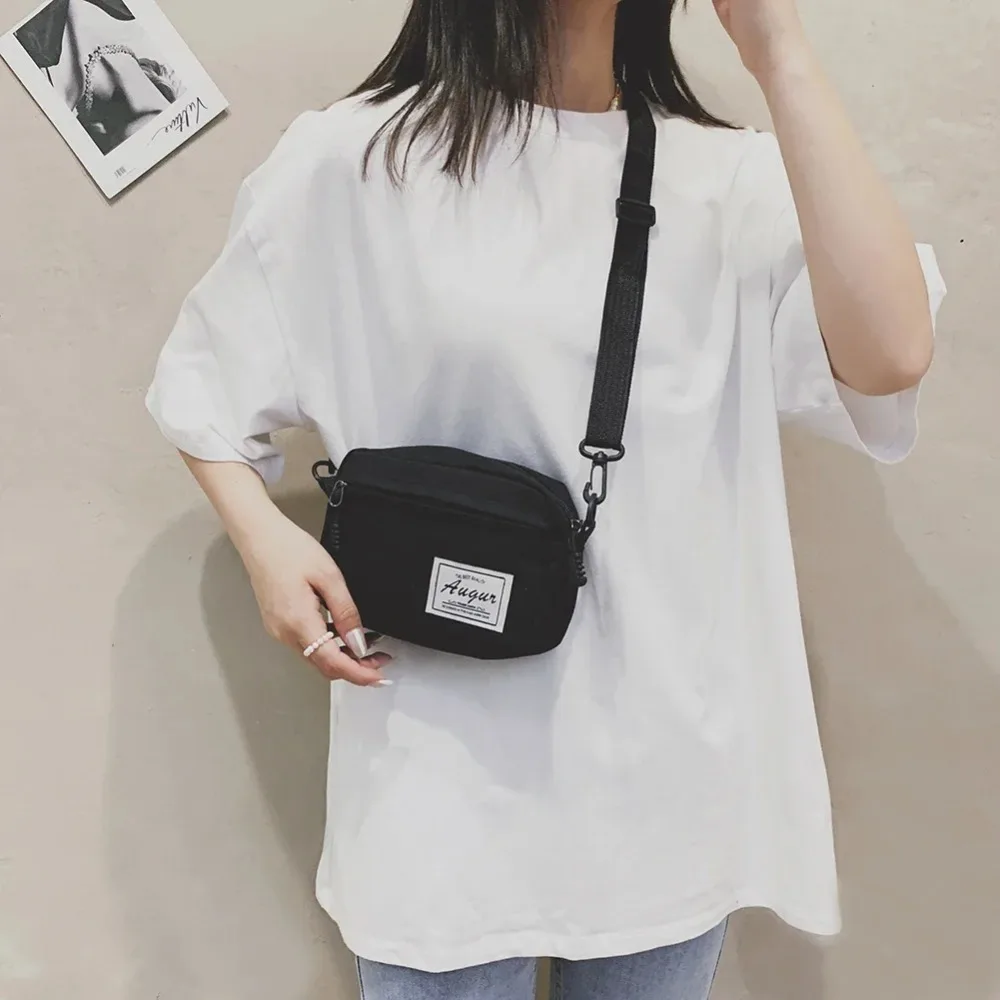 Fashion Women Canvas Patchwork Crossbody Shoulder Messenger Bag Casual Ladies Mini Handbags Purse Phone Bags Wallet Women's Bag