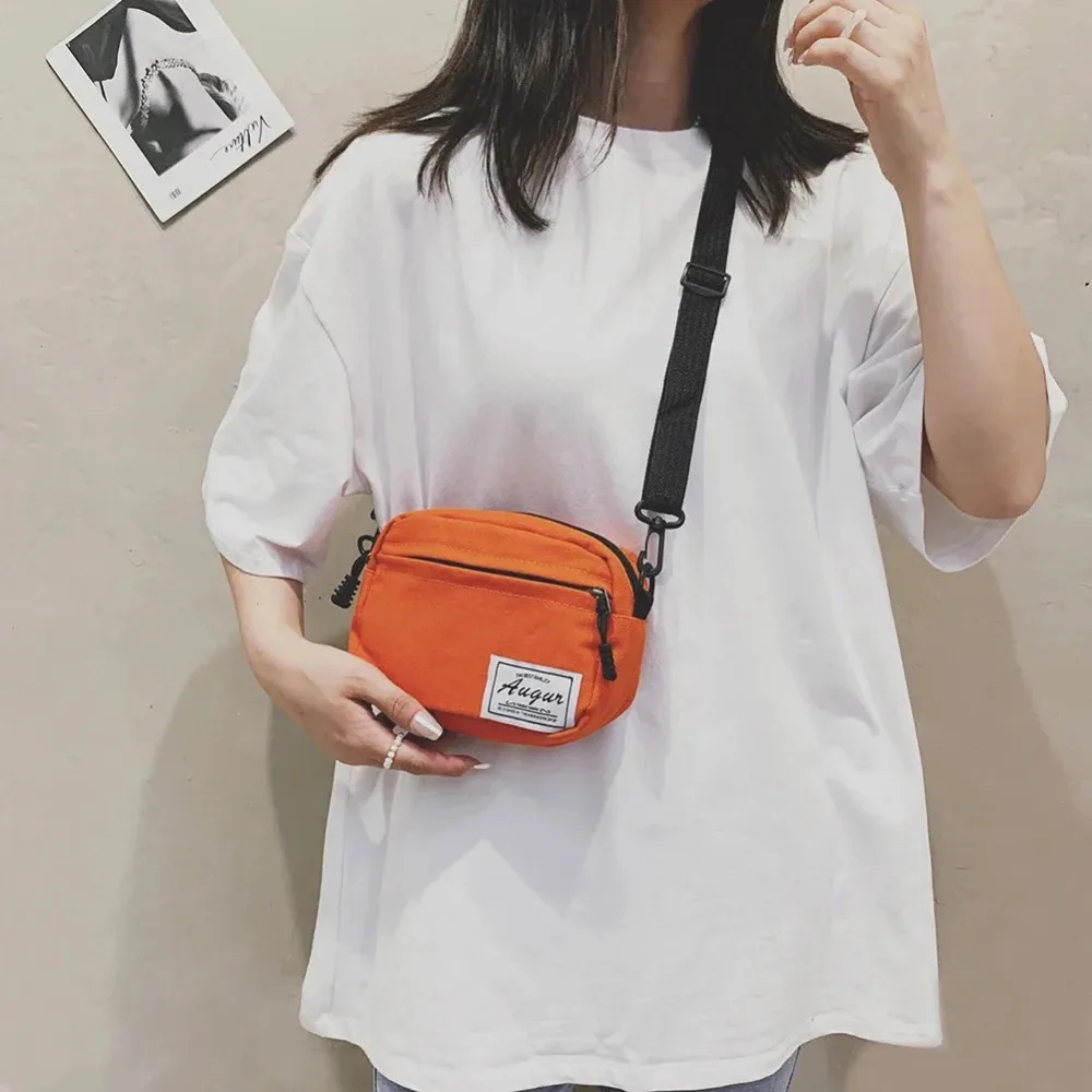 Fashion Women Canvas Patchwork Crossbody Shoulder Messenger Bag Casual Ladies Mini Handbags Purse Phone Bags Wallet Women's Bag