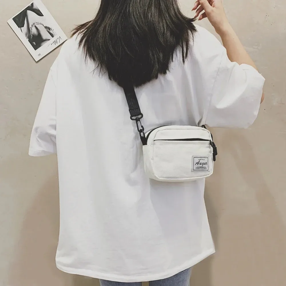 Fashion Women Canvas Patchwork Crossbody Shoulder Messenger Bag Casual Ladies Mini Handbags Purse Phone Bags Wallet Women's Bag