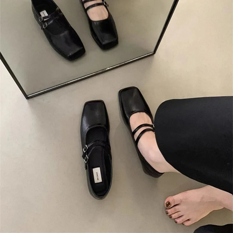 Fashion Solid Color Simple Elegant Casual Flat Wear-resistant Comfortable Fashionable Women's Shoes Chaussure Femme