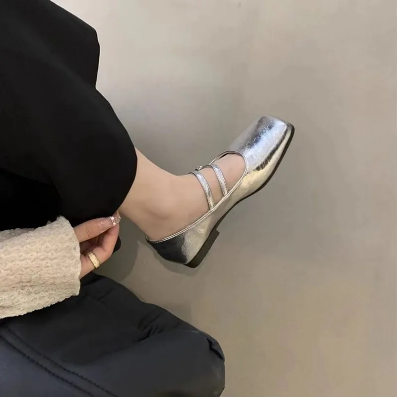 Fashion Solid Color Simple Elegant Casual Flat Wear-resistant Comfortable Fashionable Women's Shoes Chaussure Femme