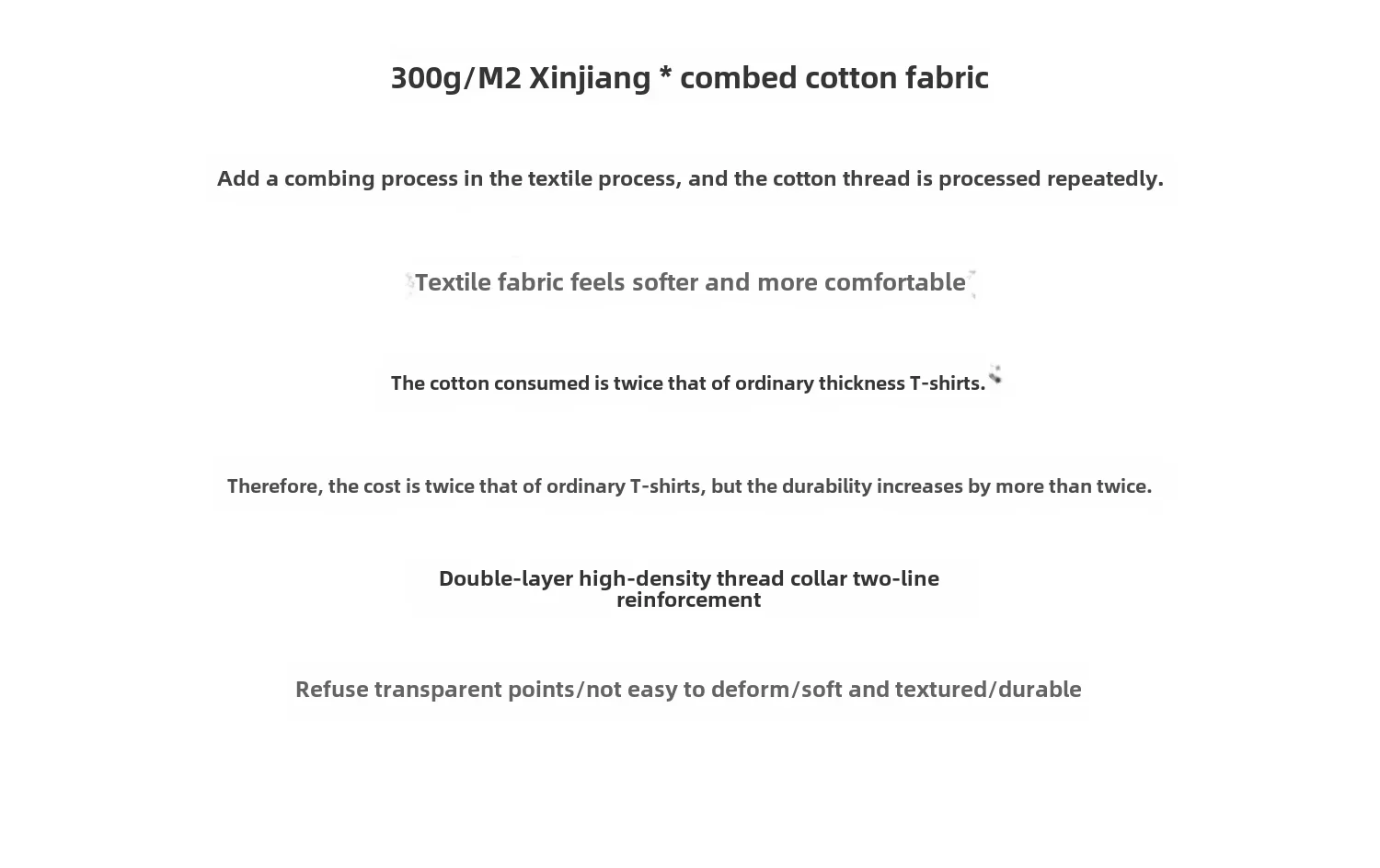 Summer Cotton Heavy Duty 300grams American Pure Cotton Short Sleeves T-shirt Men Casual Base Top Oversized T Shirt