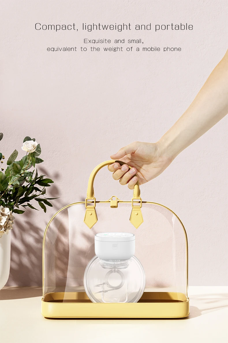 New Upgrades Wearable Breast Pump Hands Free Electric Portable Wearable Breast Pumps BPA-free Breastfeeding Milk Collector