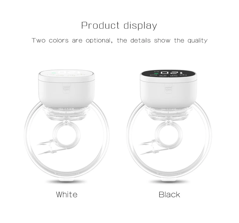 New Upgrades Wearable Breast Pump Hands Free Electric Portable Wearable Breast Pumps BPA-free Breastfeeding Milk Collector