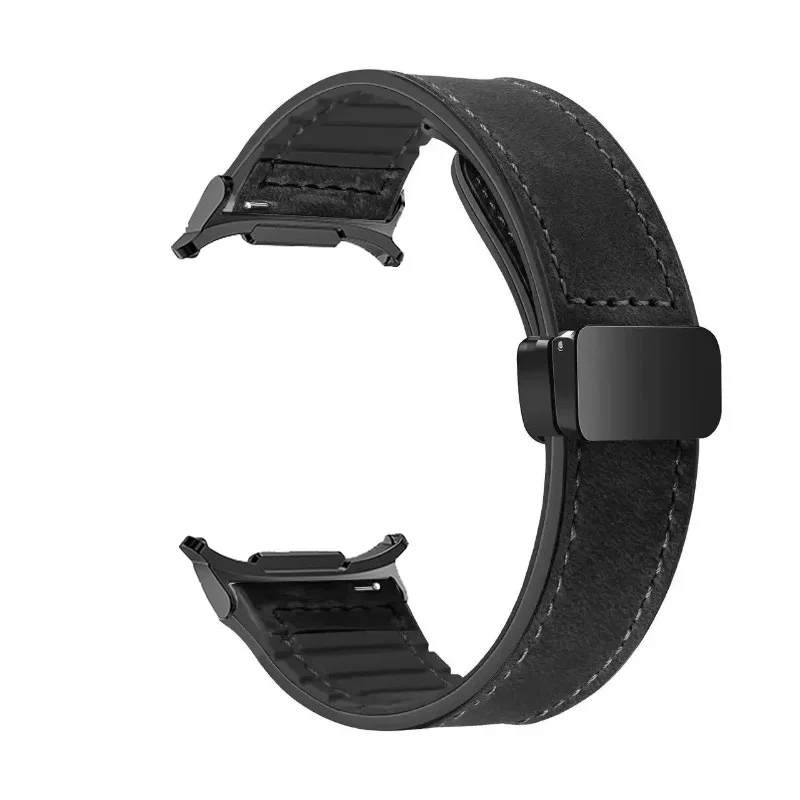 Genuine Leather Strap for Samsung Galaxy Watch Ultra 2 2026 47mm WatchBand for Watch 9 7 Ultra Bracelet Correa Accessories