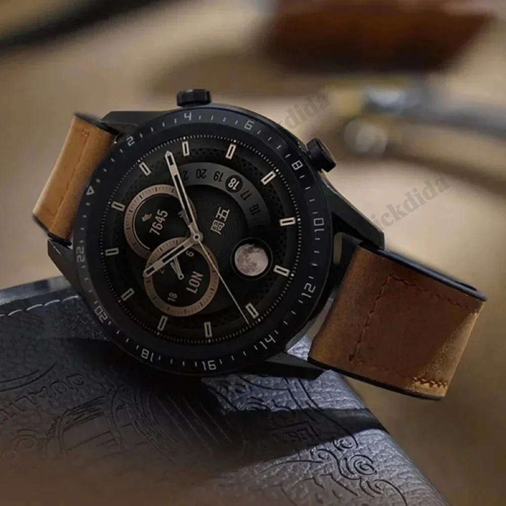 Genuine Leather Strap for Samsung Galaxy Watch Ultra 2 2026 47mm WatchBand for Watch 9 7 Ultra Bracelet Correa Accessories