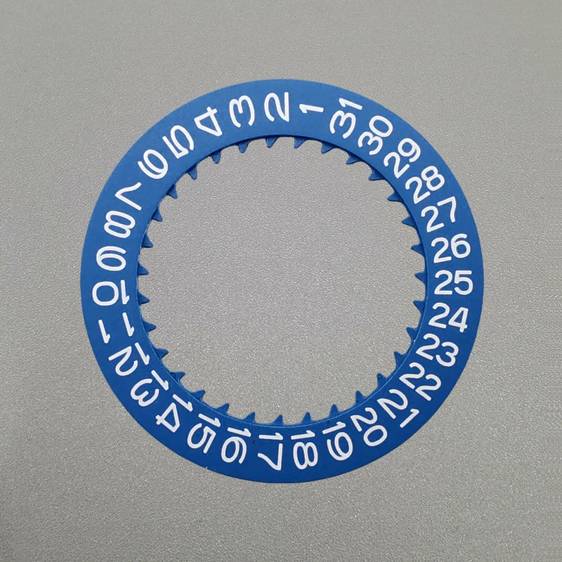 NH35 NH36 Date Dial Fits NH35 NH36 NH34 Movement SKX007 SKX009 Red Blue Black Automatic Mechanical Movt Day Date Dial Wheel
