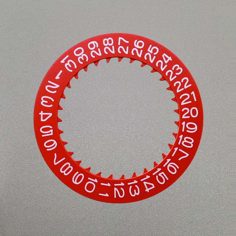 NH35 NH36 Date Dial Fits NH35 NH36 NH34 Movement SKX007 SKX009 Red Blue Black Automatic Mechanical Movt Day Date Dial Wheel