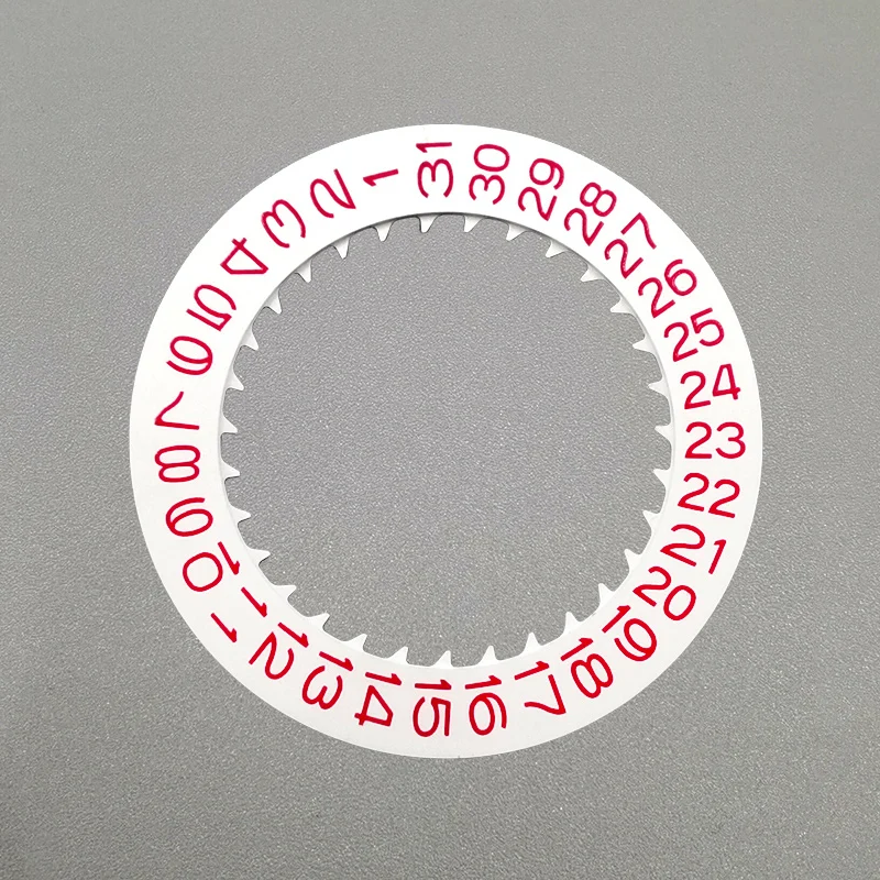 NH35 NH36 Date Dial Fits NH35 NH36 NH34 Movement SKX007 SKX009 Red Blue Black Automatic Mechanical Movt Day Date Dial Wheel
