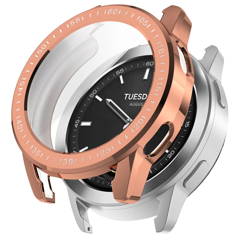 Full Protective Case Cover Shell For Xiaomi Watch S3 SmartWatch Replacement Accessories Frame Cases 360 TPU Screen Protective