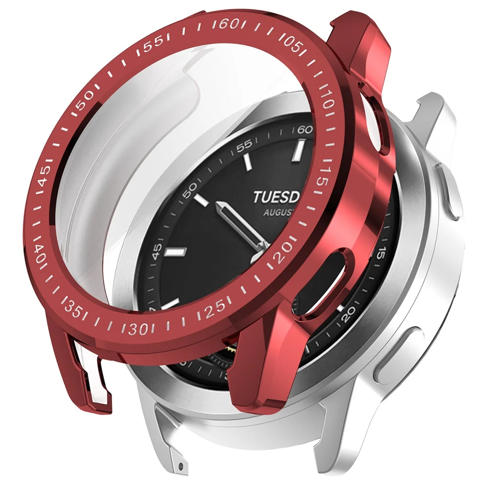 Full Protective Case Cover Shell For Xiaomi Watch S3 SmartWatch Replacement Accessories Frame Cases 360 TPU Screen Protective