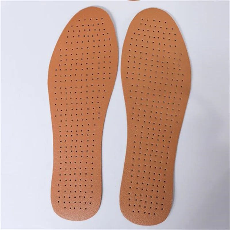 Cut Size Ultra Thin Breathable Leather Shoe Insoles Large Size Absorb Sweat Deodorant Replacement Inner Soles Shoe Insole Pads