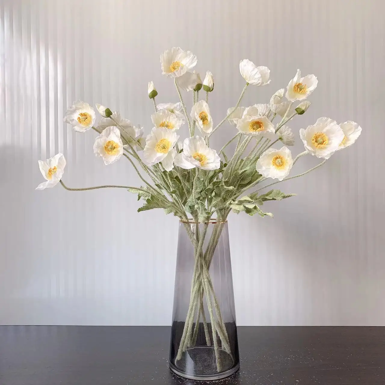 Artificial Flowers Fake Poppy Silk Flowers Long Stem Housewarming Garden Table Wedding DIY Party Wedding Bridal Bouquet Decor