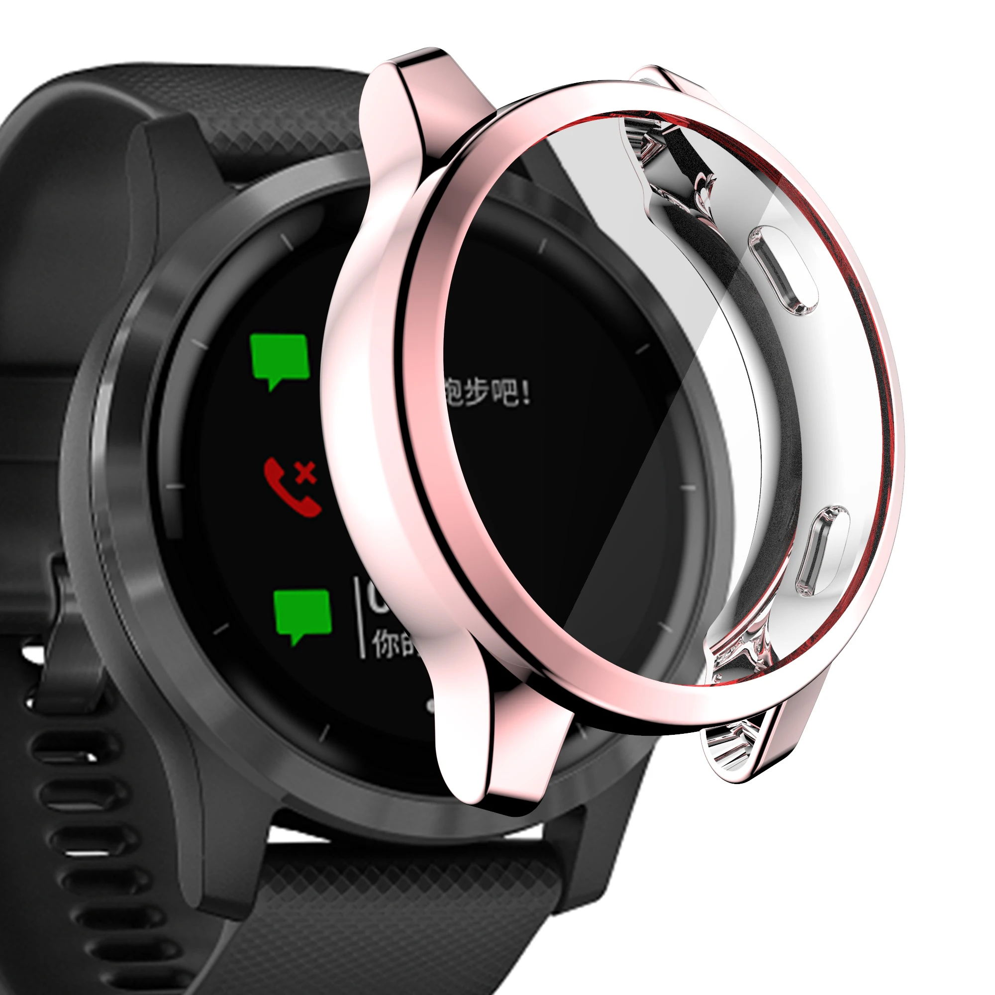 Silicone Protective Case For Garmin Venu 2 Plus 2S 3 Protector Frame Cover Shell For Garmin Vivoactive 4S / 4 Smart Watch Bumper