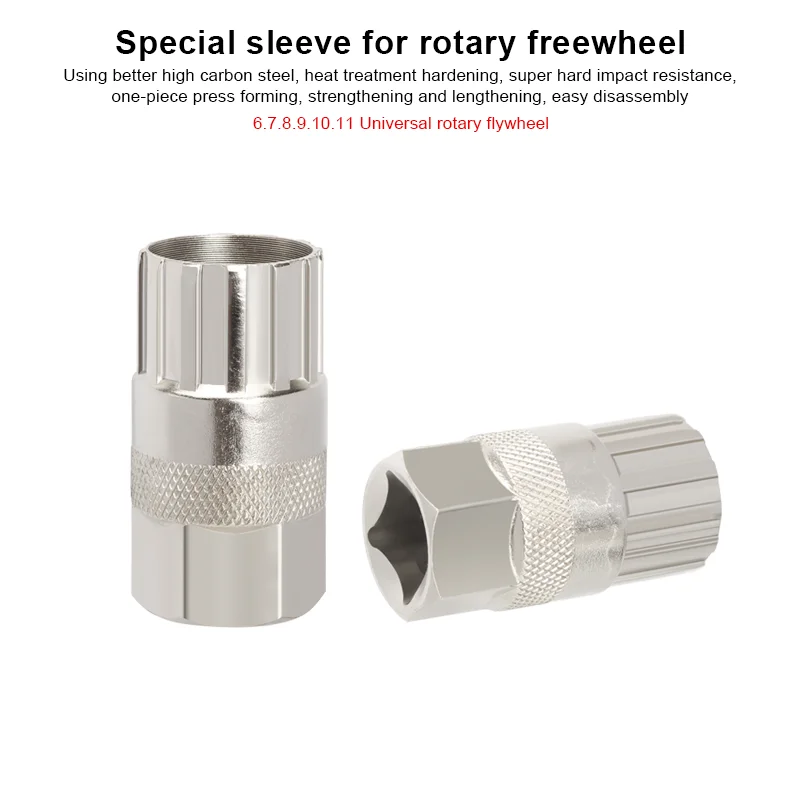 Bicycle Freewheel Sprocket Removal Repair Tool For 6/7/8/9/10/11S Mountain Road Bike Rear Hub Cog Flywheel Overhaul Extractor