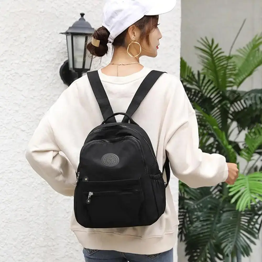 Casual Large Capacity Shoulder Bag Student Waterproof Lightweight Mini Rucksack Wear-resistant Small Backpack Travel