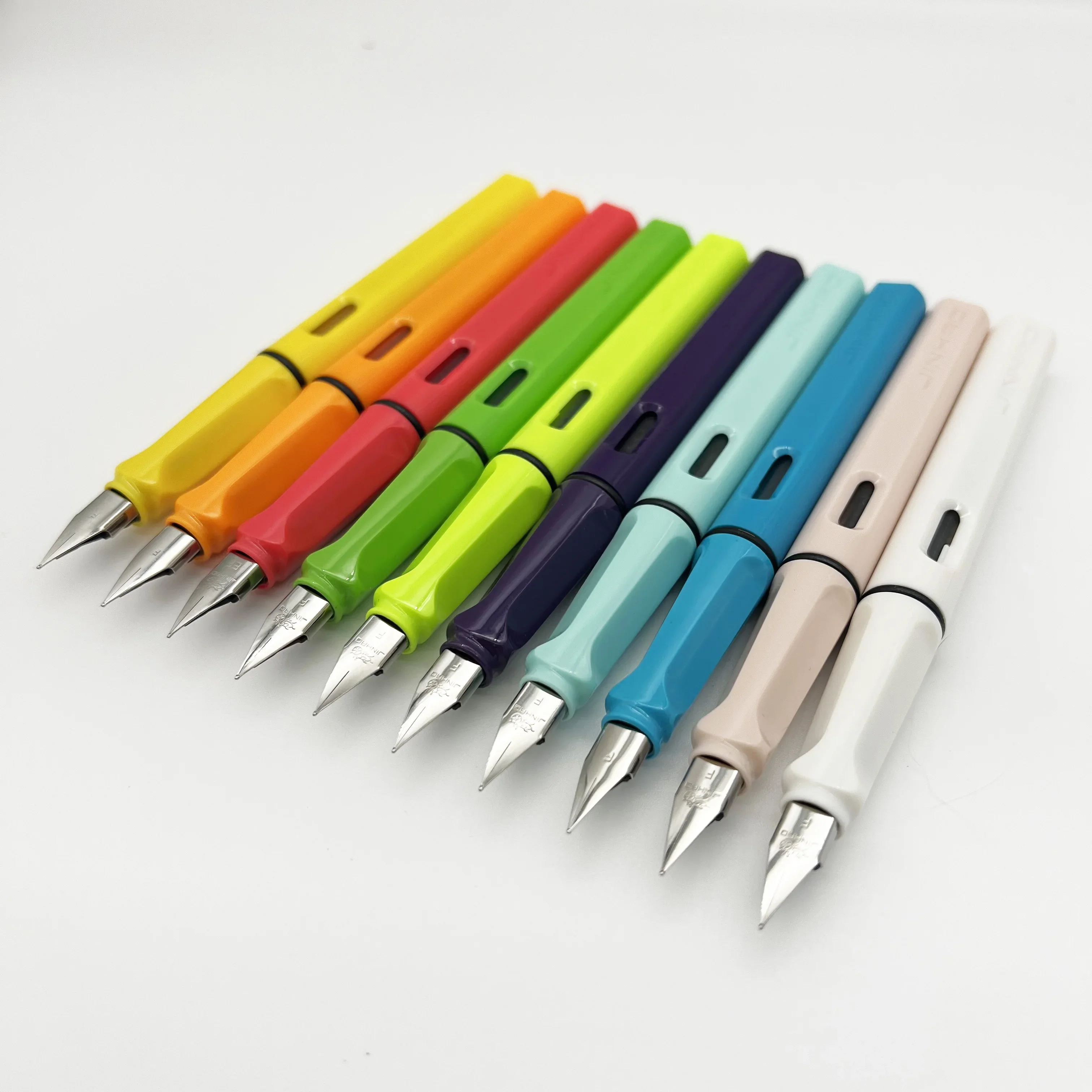 JINHAO 619 Fountain Pen High Quality Colors Student F EF Nib Ink Pen Calligraphy Pen Stationery School Office Supplies