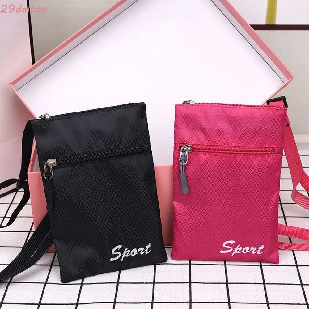 Fashionable Solid Color Phone Bag Square Simple Shoulder Bag Crossbody Bags Outdoor Hanging Bag Coin Purse Letter Storage Bag