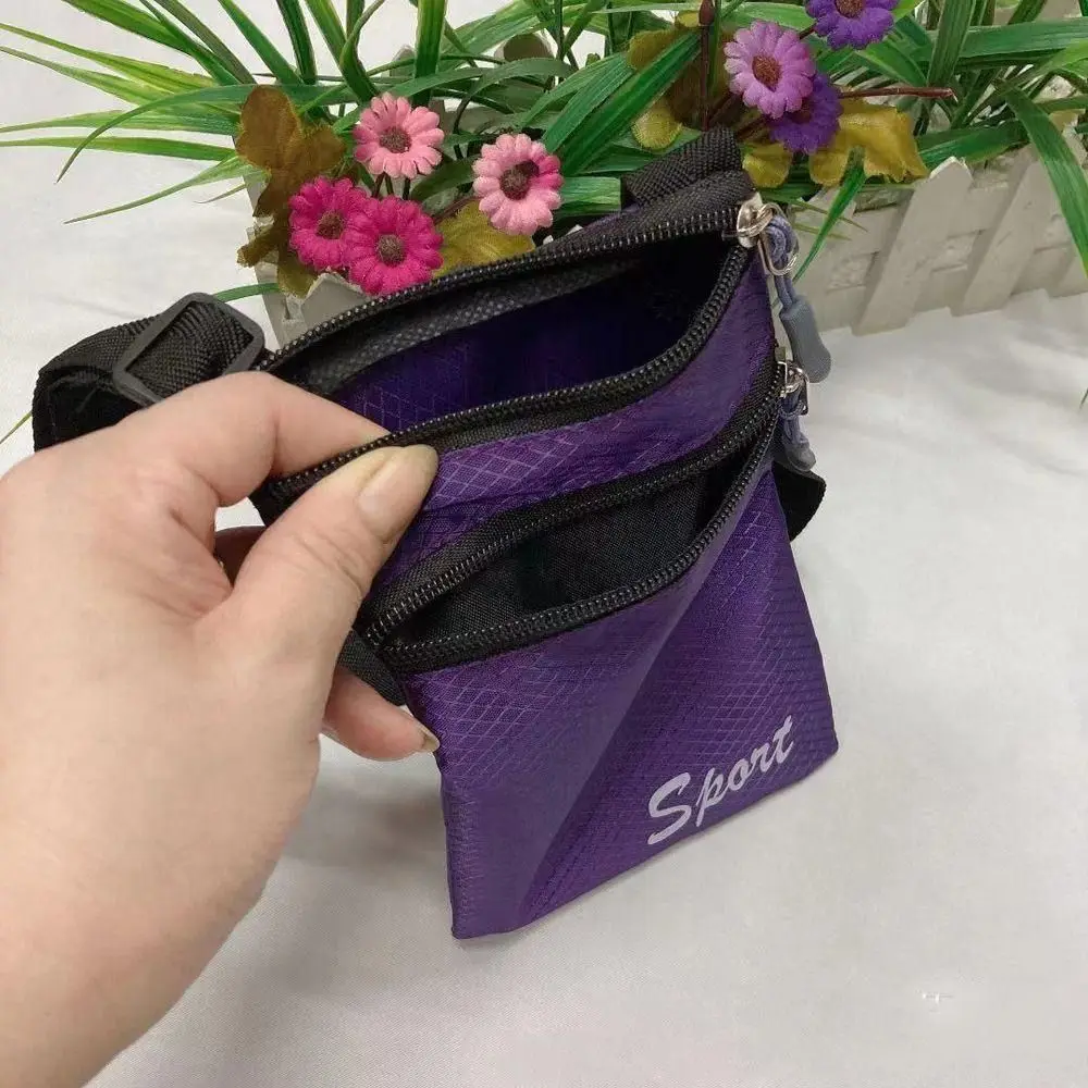 Fashionable Solid Color Phone Bag Square Simple Shoulder Bag Crossbody Bags Outdoor Hanging Bag Coin Purse Letter Storage Bag