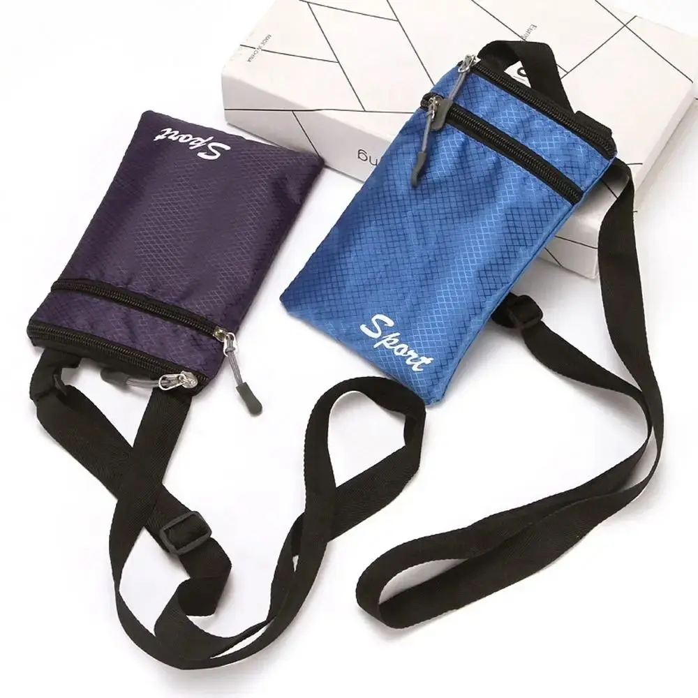 Fashionable Solid Color Phone Bag Square Simple Shoulder Bag Crossbody Bags Outdoor Hanging Bag Coin Purse Letter Storage Bag