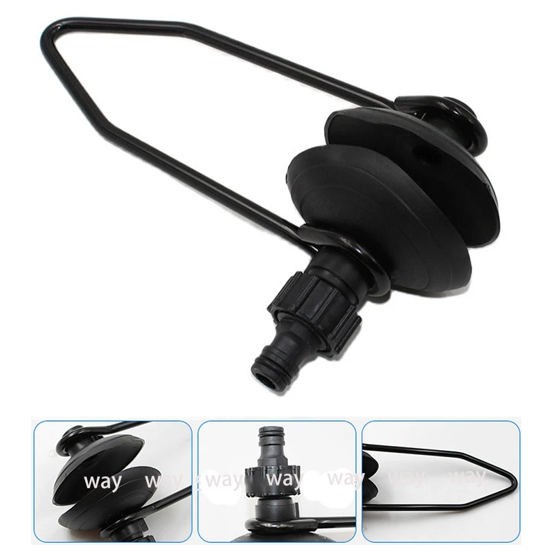 Outboard Motor Water Flush Rectangular Ear Muff Engine Flusher for Boat Rectangular Ear Muffs Motor Flusher Flush Away Sand Salt