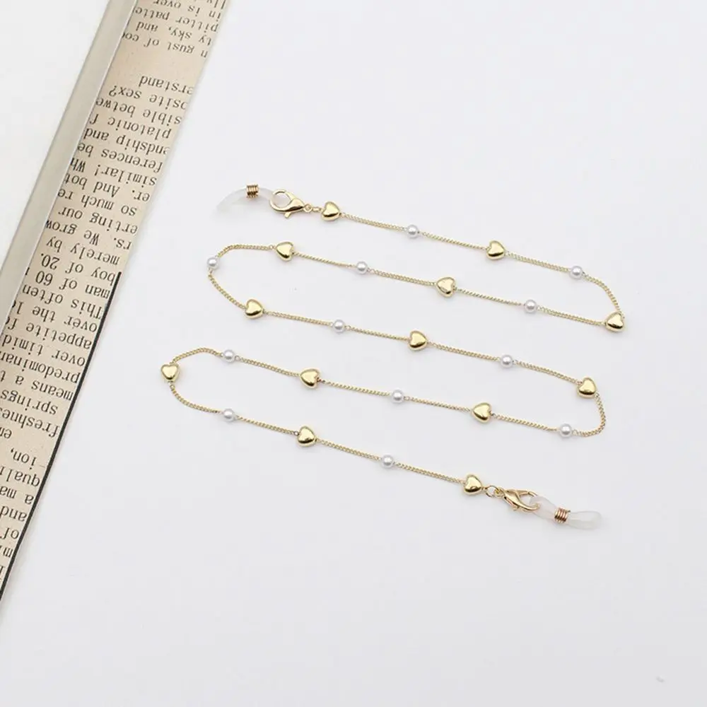 Fashion Pearl Sunglasses Chain Wearing Neck Holding Beaded Lanyard Cord Masks Sunglass Reading Glasses Chain Eyewear Accessories