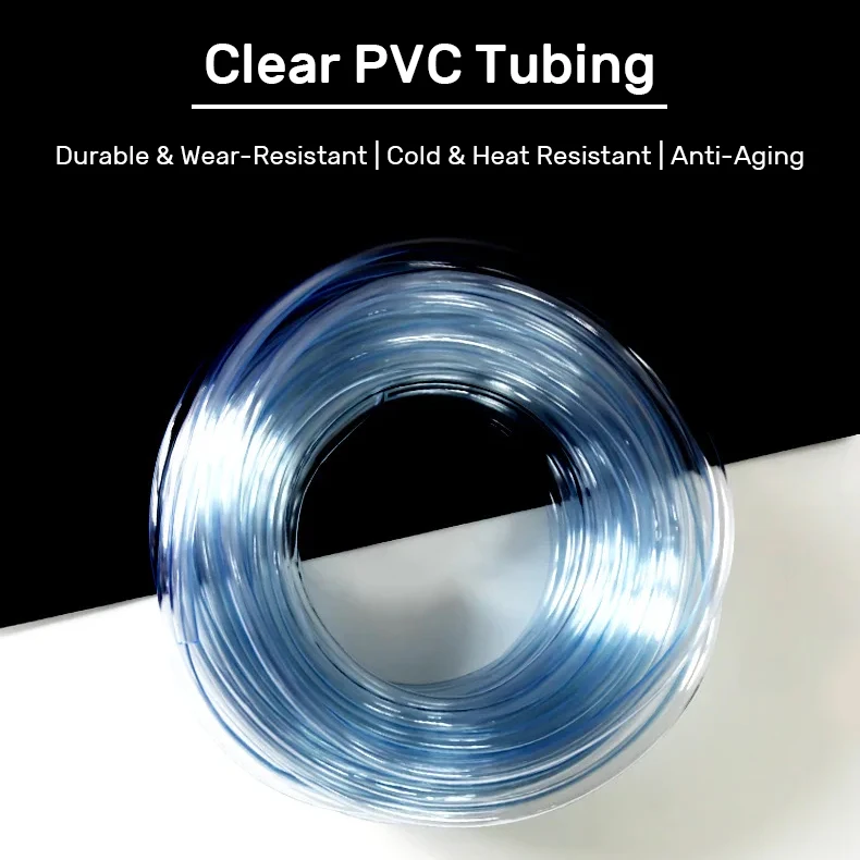 3-25mm PVC Food Grade Transparent Hose Cold-proof Drinking Flexible Tube for Fish Tank Plastic Hose Water Pumps Water Dispenser
