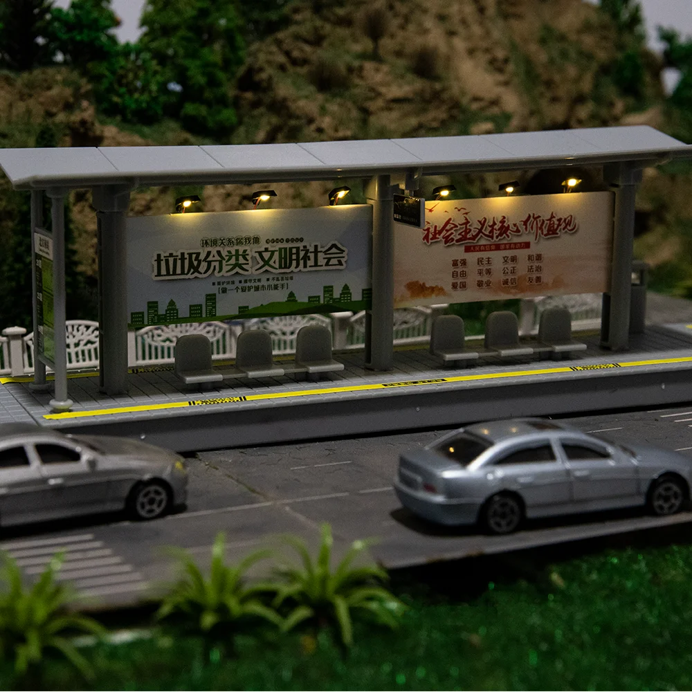 10Pcs Miniature 3V Lamp Model Led Lights Diy Sand Table Railway/Bus Station Indoor House Scene Layout Materials Diorama Kits